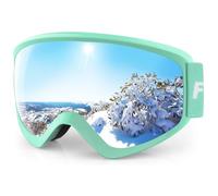 Findway Masque de Ski Protection pour Enfant 5 à 16 Ans Lunette Ski Masque Ski OTG de Garçon ou Fille Anti-UV Antibuée Compatible avec Casque pour Ski Snowboard Autres Sports Hiver