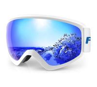 Findway Masque de Ski Protection pour Enfant Lunette Ski Masque Ski OTG de Garçon ou Fille Anti-UV Antibuée Compatible avec Casque pour Ski Snowboard Autres Sports Hiver