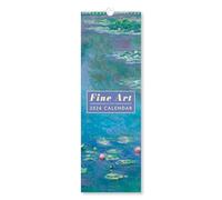Fine Art Calendrier mural fin 2026 | Planificateur mensuel avec illustrations de Van Gogh, Monet, Degas, Renoir et plus encore