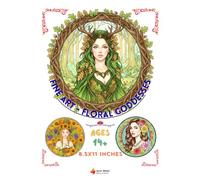 Fine Art Floral Goddesses: An Intricate Coloring Journey for Adults | 50 Elegant Botanical Portraits with Medium to Extrafine Details | Art Therapy & ... Designs from Oak Queens to Sunflower Maidens