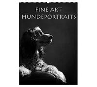 Fine Art Hundeportraits (Wandkalender 2026 DIN A2 hoch), CALVENDO Monatskalender: Hundeportraits der feinen Art