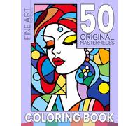 Fine Art Moments™ Coloring Book 5: Make Your Own Minimalist Masterpiece - Easy & Elegant, Satisfying Art Therapy for Adults | Perfect for Relaxation, Stress Relief, and a Thoughtful Gift