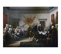 Fine Art Prints Affiche Murale avec Grand Imprimé de la Déclaration de Trumbull Independence Usa