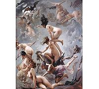 Fine Art Prints Affiche Murale Non Encadrée Falero Witches Going to Their Sabbat