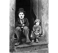 Fine Art Prints Affiche Murale sans Cadre Silent Movie Still Charlie Chaplin the Kid