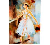 Fine Art Prints Carte de Voeux de Peinture Ballet Dancing Barre avec Enveloppe Intérieure de Qualité Supérieure
