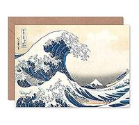 Fine Art Prints Carte de vœux Hokusai Great Wave off Kanagawa