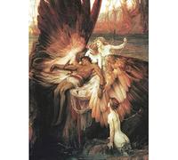 Fine Art Prints James Mourning for Icare Mythe Greek Wings Peinture sur Toile de Qualité Supérieure