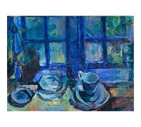 Fine Art Prints Ludvig Karsten The Blue Kitchen Poster mural XL