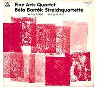 Fine Arts Quartet - Bartok: Streichquartette Nr. 1 op. 7 (1908), Nr. 2 op. 17 (1917) - SL 1801 - Vinyl LP