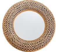 Fine Asianliving Miroir mural rond Buri Frame tissé à la main D70x6cm