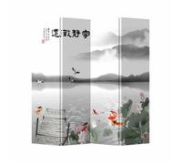 Fine Asianliving Paravent Chinois Séparation de pièces Cloison 4 panneaux L 160 x H 180 cm