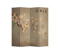 Fine Asianliving Paravent japonais chinois oriental 160 x 180 cm Séparateur en tissu double face