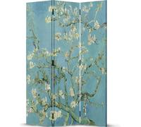 Fine Asianliving Paravent Séparation de pièce Mur espagnol Room Divider Séparateur de pièce L120xH180cm Toile imprimée Protection visuelle double face -203-414-3