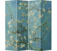 Fine Asianliving Paravent Séparation de pièce Mur espagnol Room Divider Séparateur de pièce L160xH180cm Toile imprimée Protection visuelle double face - 203-414