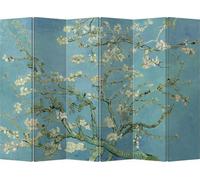 Fine Asianliving Paravent Séparation de pièce Mur espagnol Room Divider Séparateur de pièce L240xH180cm Toile imprimée Protection visuelle double face -203-414-6