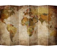 Fine Asianliving Paravent Séparation de pièce Mur espagnol Room Divider Séparateur de pièce L240xH180cm Toile imprimée Protection visuelle double face -203-418-6p