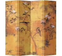 Fine Asianliving Paravent Séparation de pièce Mur espagnol Room Divider Séparateur de pièce Protection visuelle Japonais Oriental Chinois L160xH180cm Toile imprimée double face Asiatique