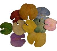 Fine Asianliving Peinture feuille de lotus Art mural durable 3D Multicolore