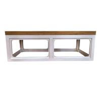 Fine Asianliving Table Basse Japandi en Bois Blanc L130xP65xH45cm