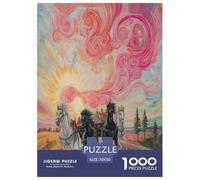 Fine Cheval 1000 Pièces Puzzle pour Adultes Jeux Éducatifs Divertissement Apaisant Cultiver l'esprit D'équipe pour Adultes Et Enfants De 14 Ans Et Plus 70x50cm/1000pcs