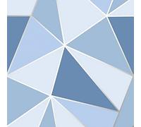 Fine Décor FD41992 Papier peint UK Apex Geo, Bleu