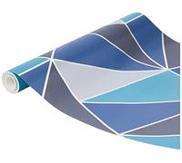 Apex Papier peint Geo Sidewall FD42001 (UK) Aqua/bleu marine