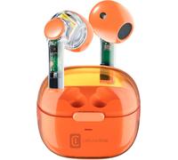 Fine Écouteurs Bluetooth Tws Sans Fil Dans L'Oreille Avec Étui De Charge - Temps De Lecture De 3,5 Heures - Charge 4 Fois - Contrôles Tactiles Et Auto Pairing - Orange