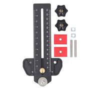 Fine gigot de gabarit de table de table de table jig rail de guidage métallique réglable précis avec emplacements en T pour scies à bande scienes de mouture
