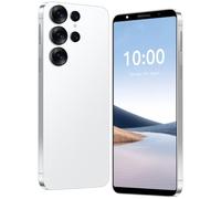 Fine Life Pro Téléphone Android déverrouillé avec Support 4G LTE - FDD TDD, écran de 6.0 Pouces, 4GB RAM + 64GB ROM,8 Cores CPU,Appareil Photo 13MP + 16MP, Double Carte SIM (700white)