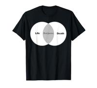 fine line between life death and burpees T-Shirt