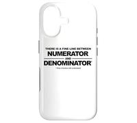 Fine Line Between Numerator and Denominator Coque pour iPhone 17