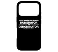 Fine Line Between Numerator and Denominator Coque pour iPhone 17 Pro