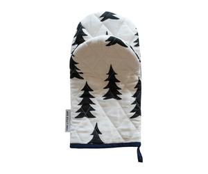 Fine Little Day Gant isolant matelassé Gran Blanc-noir