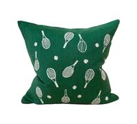 Fine Little Day Housse de coussin Tennisracket 48x48 cm Green