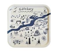 Fine Little Day Plateau Gothenburg 32x32 cm White-Blue
