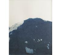 Fine Little Day Poster Dyeforindigo ocean 2 40x50 cm Bleu-blanc