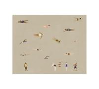 Fine Little Day Poster Swimmers Beige. 40x50 cm