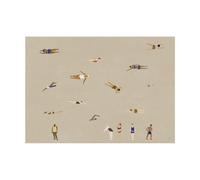 Fine Little Day Poster Swimmers Beige. 50x70 cm