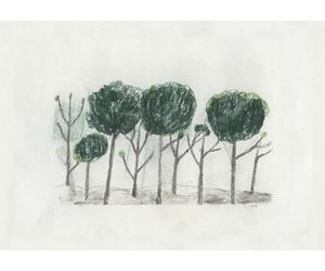 Fine Little Day Poster Trees 50x70 cm Noir- off white