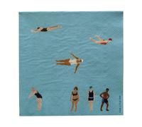 Fine Little Day Serviettes en papier Swimmers 33x33 cm paquet de 25 Multi