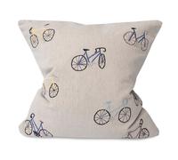 Fine Little Day Taie Bicycles 48x48 cm Beige