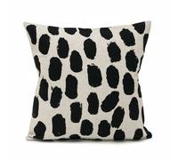 Fine Little Day Taie Dots 48x48 cm Beige-noir