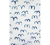 Fine Little Day Tissu Bird Blanc-bleu
