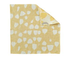 Fine Little Day Torchon Bouquet 58x58 cm Jaune-blanc