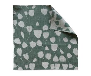Fine Little Day Torchon Bouquet 58x58 cm Vert-blanc