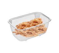 Fine Mesh Oil Strainer - Stainless Steel Fry Basket for Fried Food Serving | Rectangular Mesh Design with Handle, Table Presentation, Potato French Fries Holder, Cooking Tool for Kitchen, Restaurant,