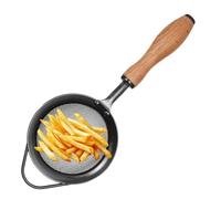 Fine Mesh Strainer Handle, Versatile Kitchen Sieve, Sifting Rinsing Draining, 27.5x10.5cm, Pasta Flour Coffee Tea Quinoa Rice Egg Prep Streamlined Cooking and Baking Processes Ingredient Filtering