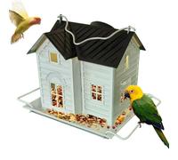 Fine Pour Oiseaux Extérieurs - Chargeur Décoratif Pour Le Fringue, Mangeoire Oiseaux Rectifiable Avec Lumière Du Solaire, Fourniture D'oiseaux Dans La Cour, Outil D'observation D'oiseaux, Fournitures