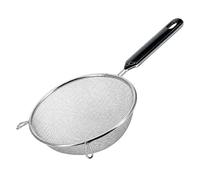 Fine Strainers For Kitchen - Non-Slip Handle Colander Scoop,Kitchen Sieve Fine Mesh |Stainless Food Strainers F́ine Mesh,for Rice Flour Milk Grease Juice Coffee Cooking Baking Fried Food Pasta